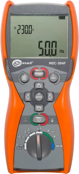 Hurokinpedancia-mérő, Sonel MZC-304F