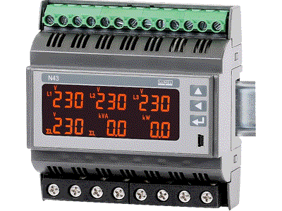 3-fázisú teljesítménymérő, QC-Power-3PC
