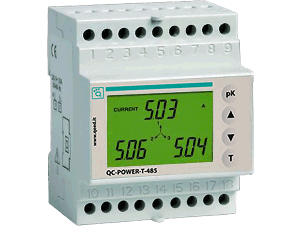 Valódi és meddő fogyasztásmérő, QC-Power-T-485