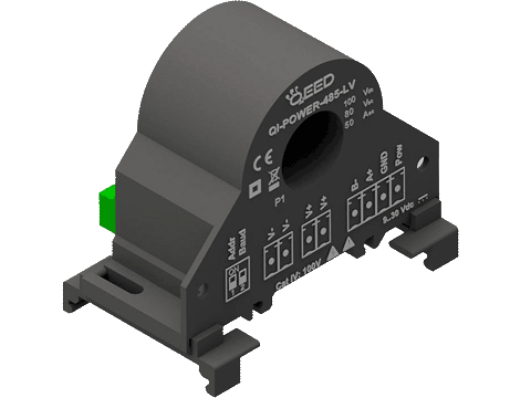 DC / AC egyfázisú  kétirányú fogyasztásmérő, QI-Power-485-LV