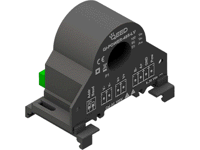 DC / AC egyfázisú  kétirányú fogyasztásmérő, QI-Power-485-LV