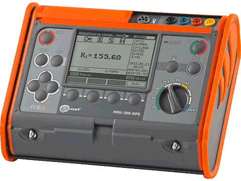 Földelési ellenállásmérő, MRU200-GPS
