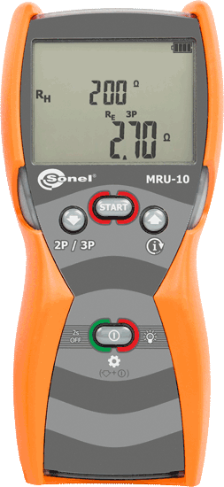 Földelési ellenállásmérő, Sonel MRU-10
