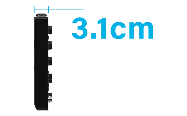 3,1 cm vastag Micsig MHO1 készülékház