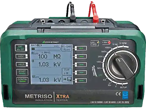 1000V-os analóg szigetelésvizsgáló, Metriso