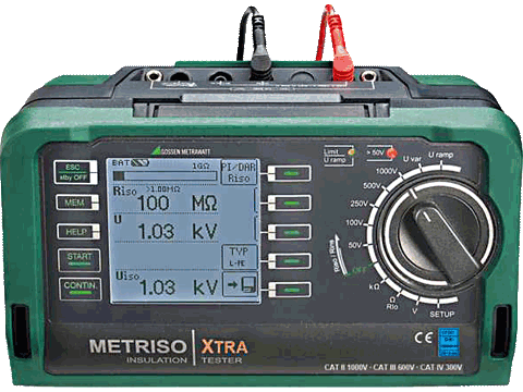 1000V-os analóg szigetelésvizsgáló, Metriso